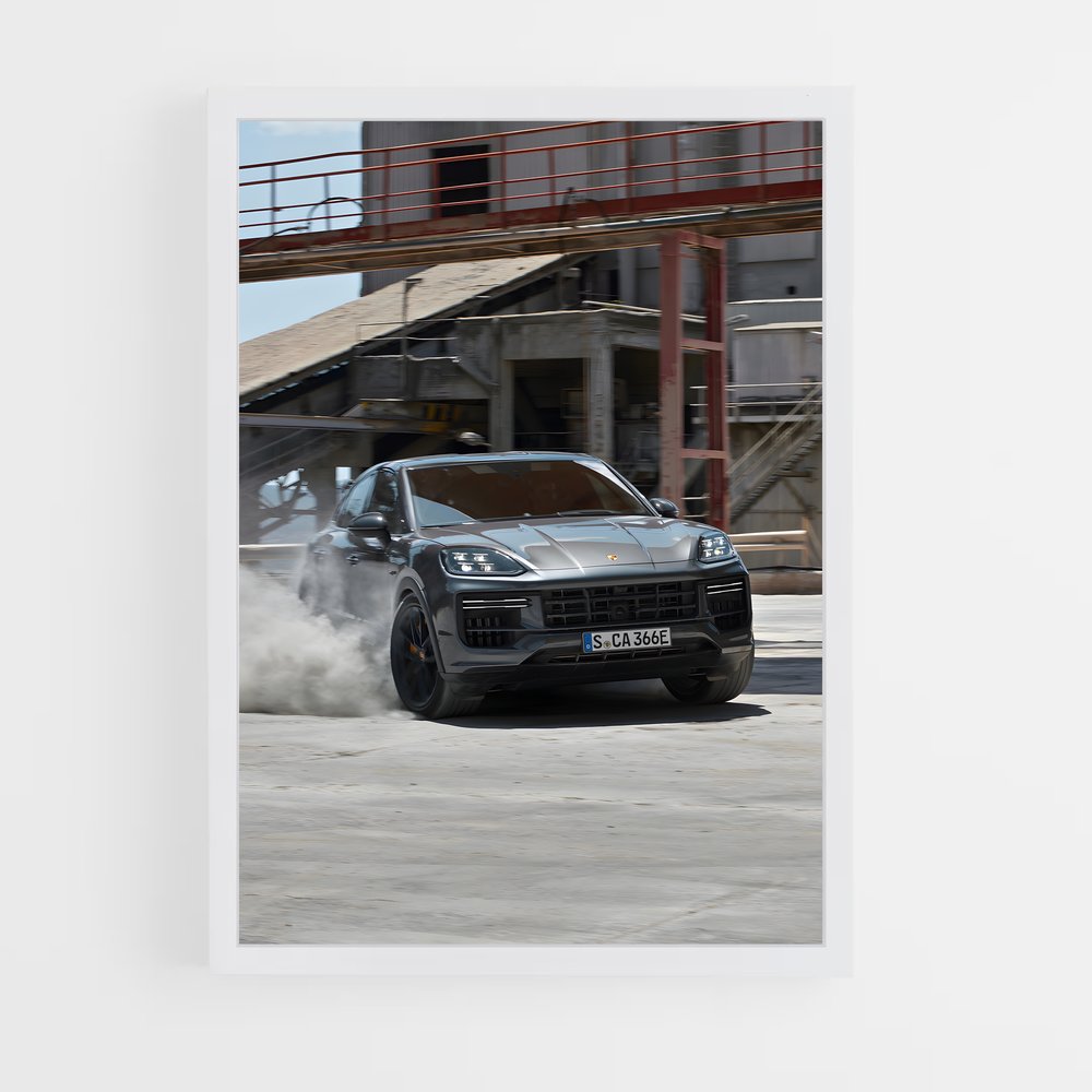 Poster magnifique Cayenne coupe – affiche Porsche (vue 3)